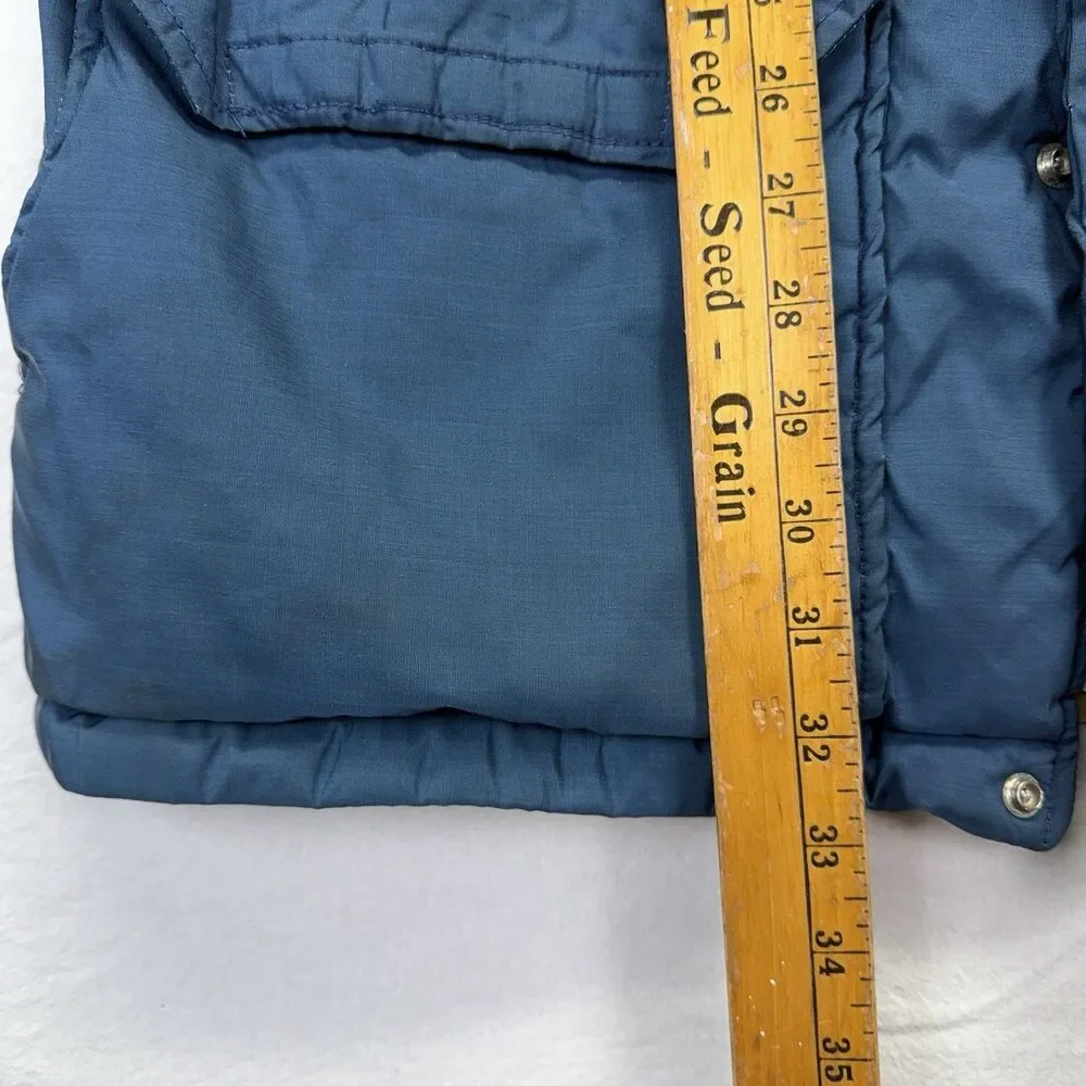 Vintage The North Face Brown Label ‎ Parka XL Blue Gorpcore Puffer Jacket USA